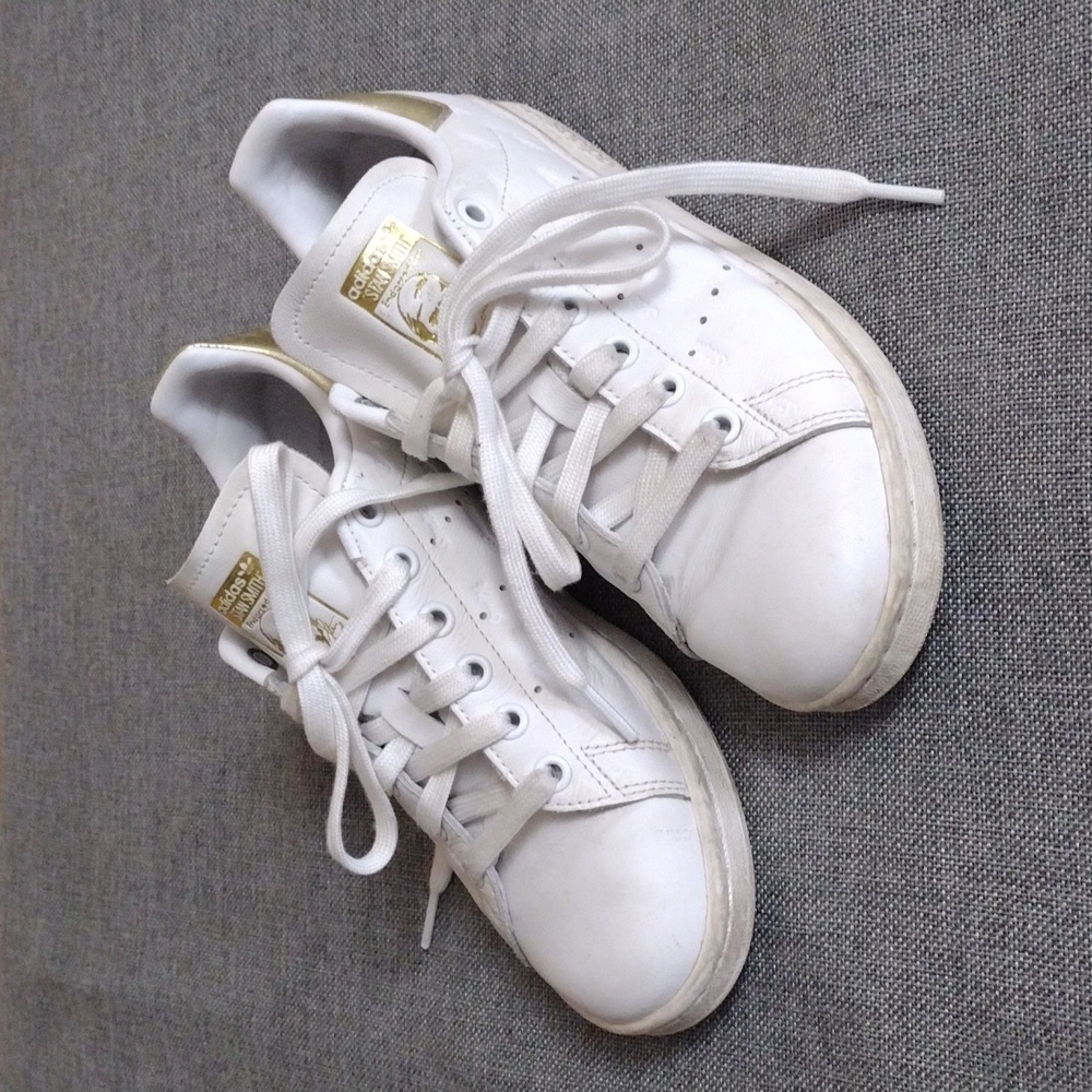 Adidas Stan Smith Mens Shoes. Size 5 1/2 White